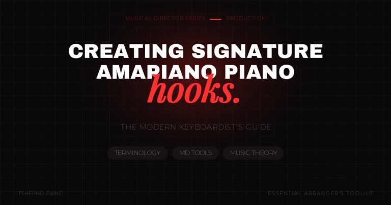 Creating signature amapiano piano hooks